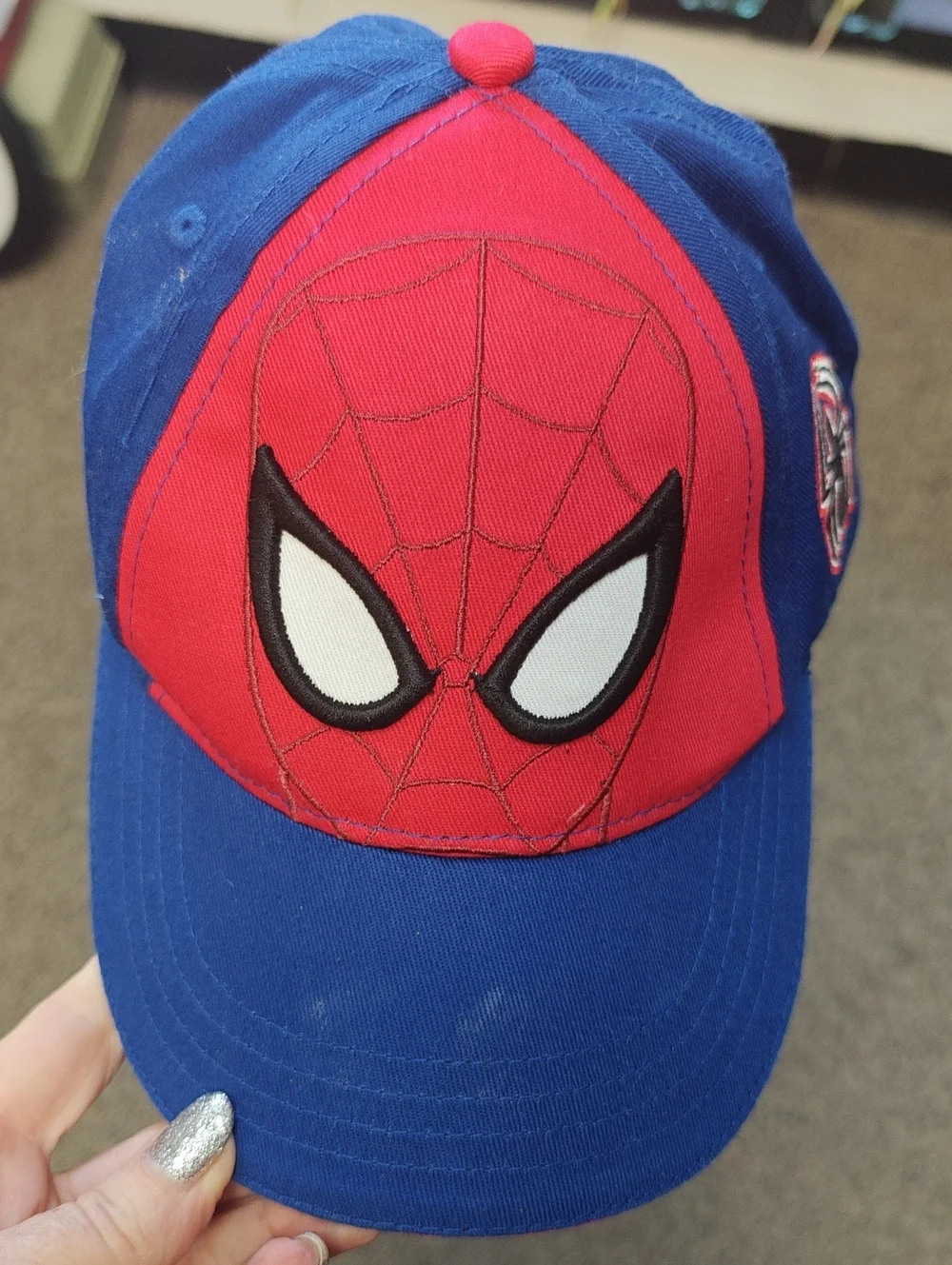 Spider-Man Red and Blue Kids Baseball Cap - Licensed Character Hat